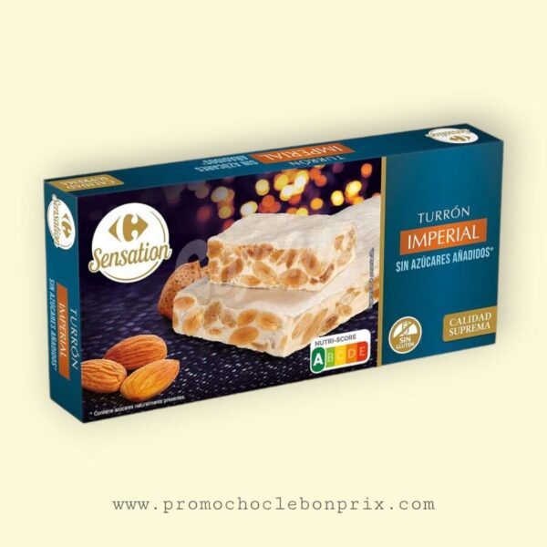 SENSATION TURRON NOUGAT AMANDES SANS SUCRE SANS GLUTEN