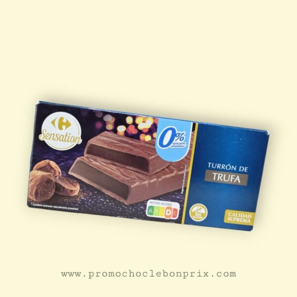 SENSATION TURRON TRUFFE SANS SUCRE SANS GLUTEN