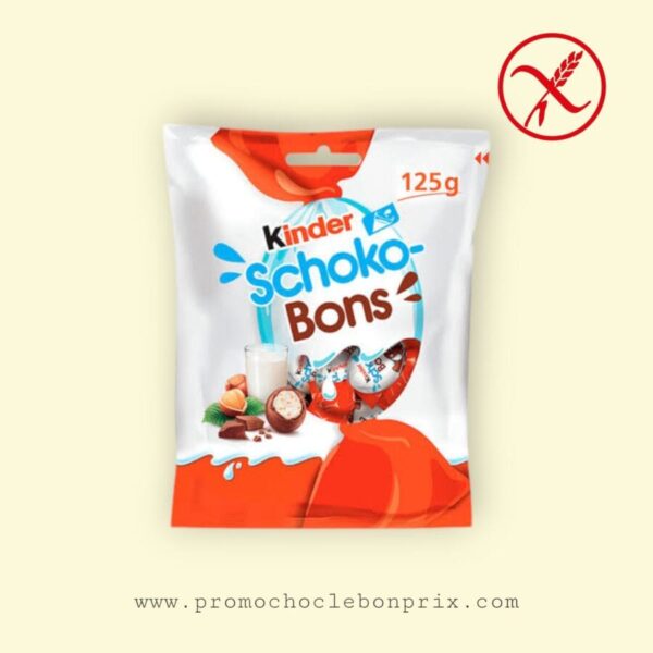 KINDER SCHOKO-BONS 125G SANS GLUTEN
