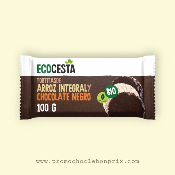 ECOCESTA GALETTE DE RIZ CHOCOLAT 100G