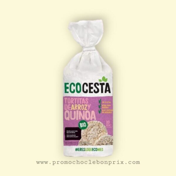 ECOCESTA GALETTE DE RIZ QUINOA 120G