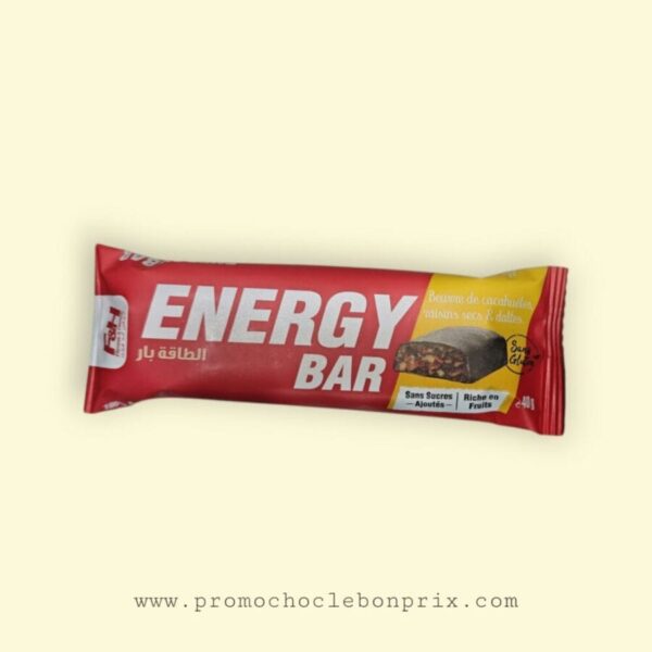 FH BAR ENERGY 40G CACAHUÈTE RAISIN SECS DATTES