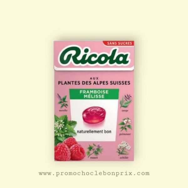 RICOLA 50G FRAMBOISE MÉLISSE