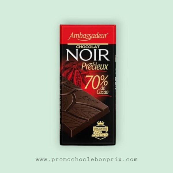 AMBASSADEUR CHOCOLAT NOIR 70% CACAO