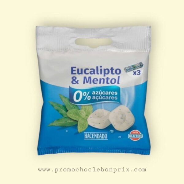 HACENDADO BONBON SANS SUCRE SANS GLUTEN 0% EUCALYPTUS MENTOL