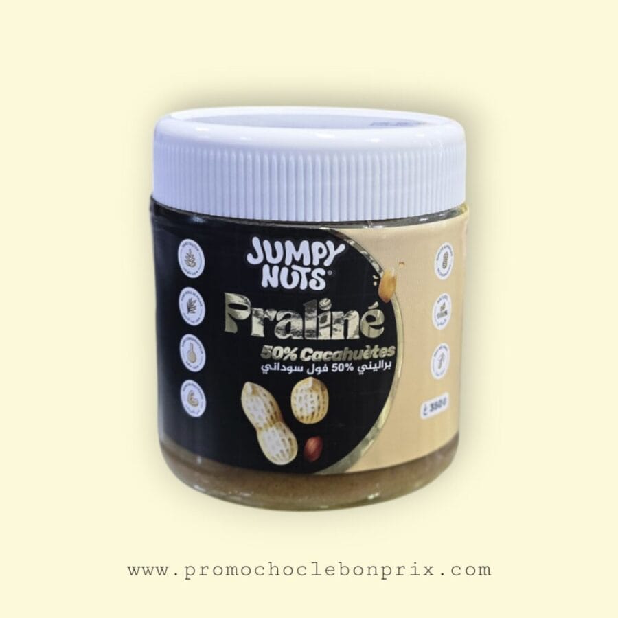 JUMPY PRALINÉ 50% CACAHUÈTE 350G