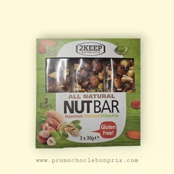 2KEEP NUT BAR T3 NOISETTES AMANDES PISTACHE