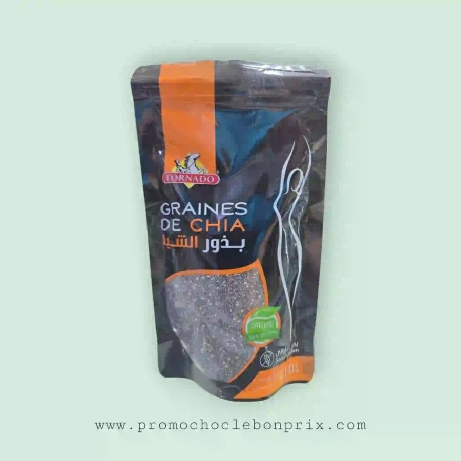 TORNADO GRAINS DE CHIA 210G ORGANIC