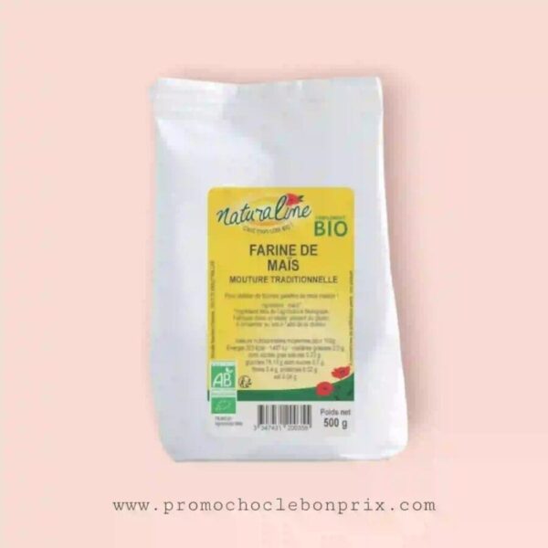 NATURALINE FARINE DE MAIS BIO 500G