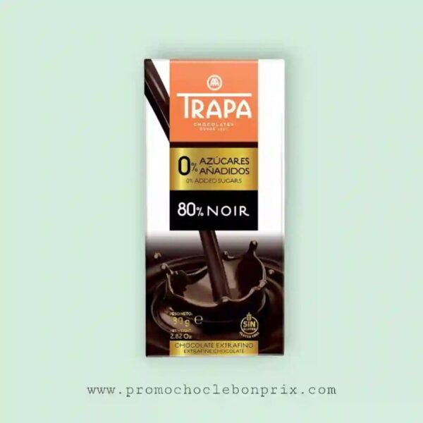 TRAPA CHOCOLAT NOIR 80%