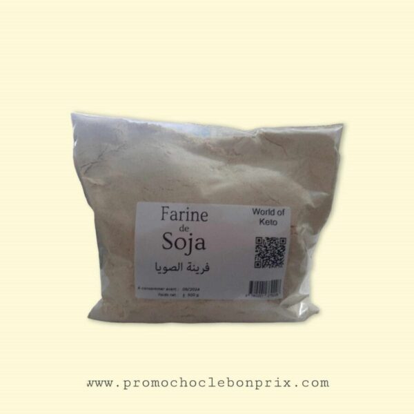 WORLD OF KETO FARINE DE SOJA 500G