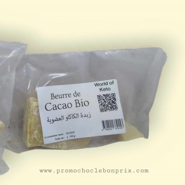 WORLD OF KETO BEURRE DE CACAO BIO