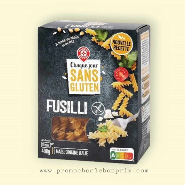 CHAQUE JOURS SANS GLUTEN PATE FUSILI