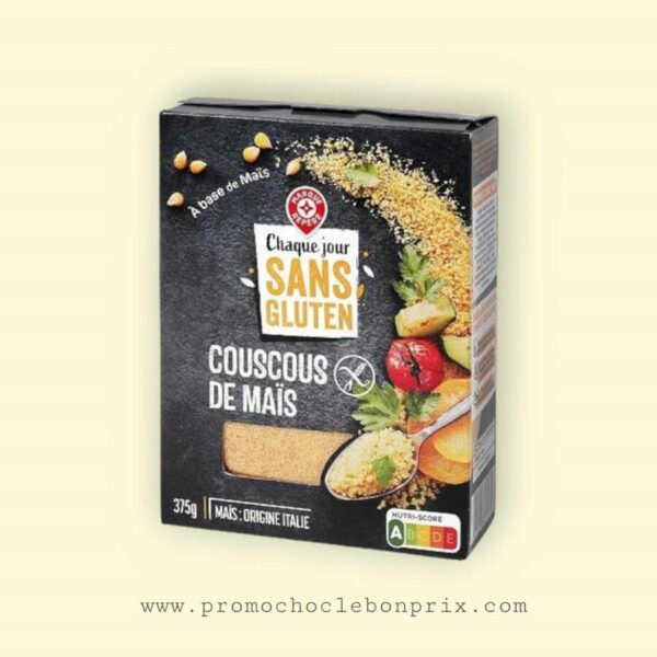 CHAQUE JOURS COUSCOUS DE MAIS 375G