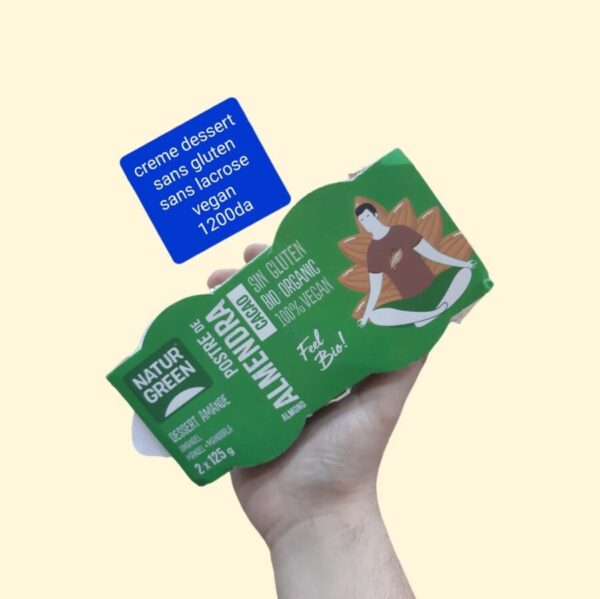 NATUR GREEN CREME DESSERT D'AMANDE
