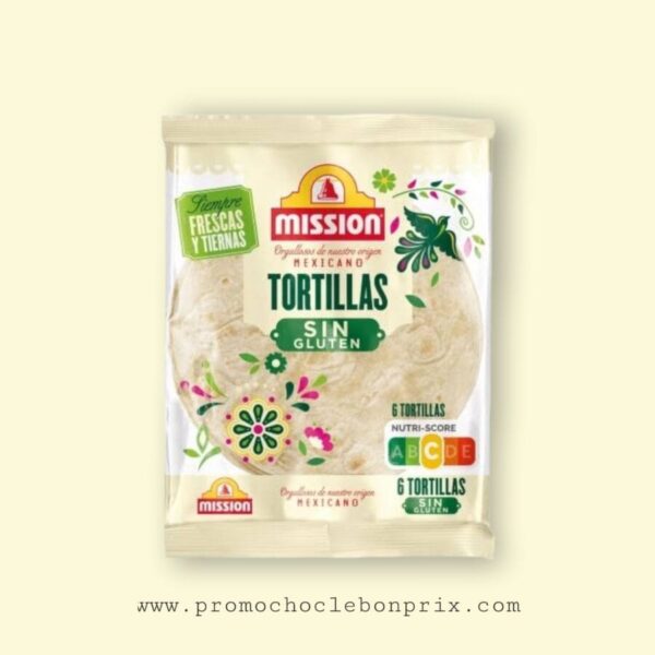 MISSION TORTILLAS SIN GLUTEN T6