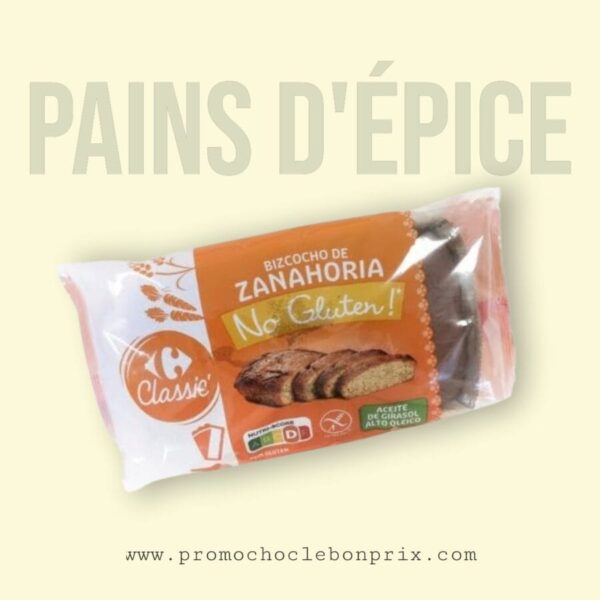 CARREFOUR PAINS D'ÉPICE SANS GLUTEN