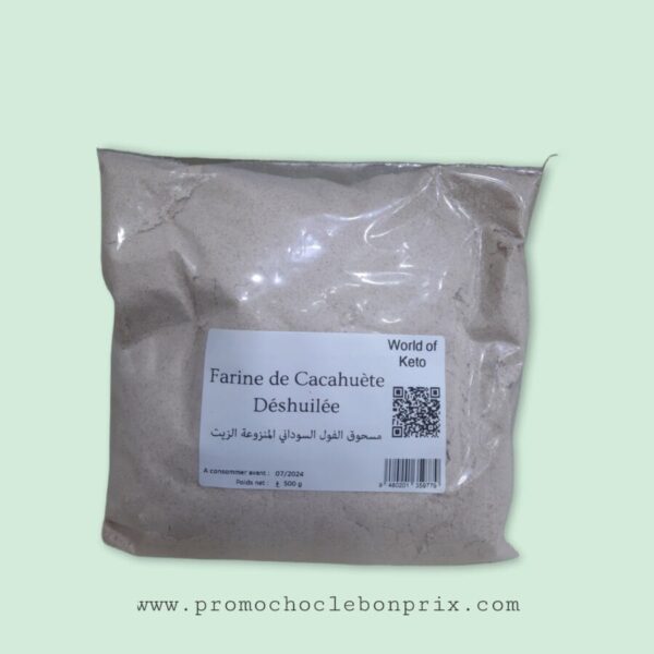 WORLD OF KETO FARINE CACAHUETE 500G