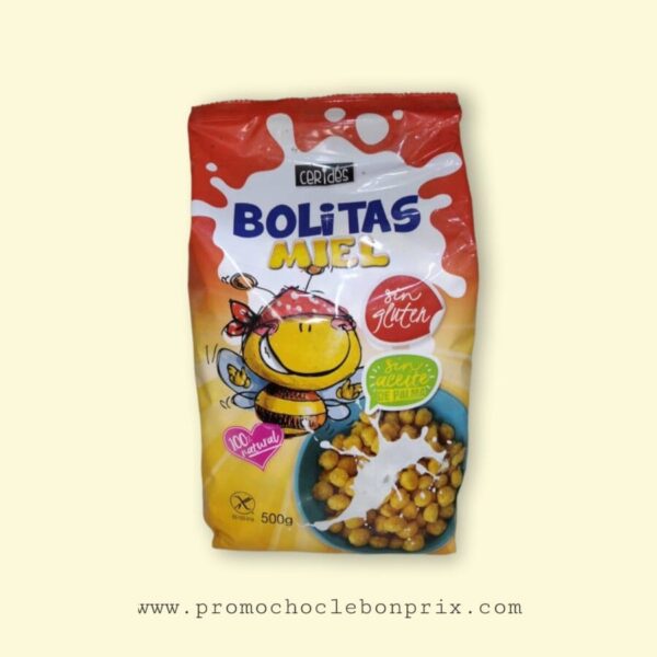 CERIDES CEREAL BOLITAS MIEL SANS GLUTEN 500G