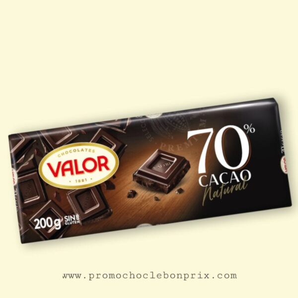VALOR 200G 70% NATUREL