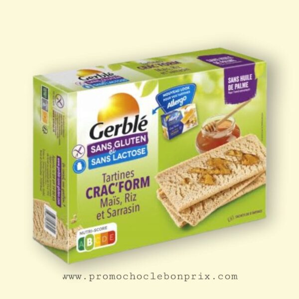 GERBLE TARTINE CRAC FORM MAIS RIZ SARRASIN
