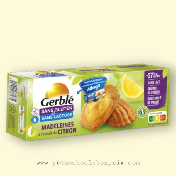 GERBLE MADELEINES EXTRAIT DE CITRON