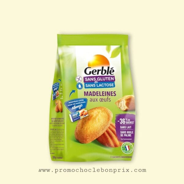 GERBLE MADELEINES SANS GLUTEN AUX ŒUFS