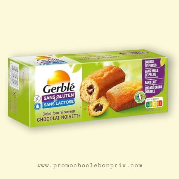 GERBLE CAKE FOURRÉ CHOCOLAT NOISETTE