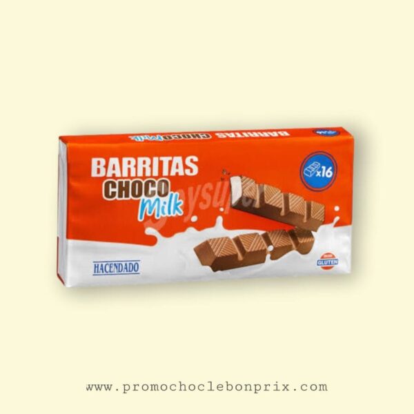 HACENDADO BARRITAS CHOCOLAT BARRE T16