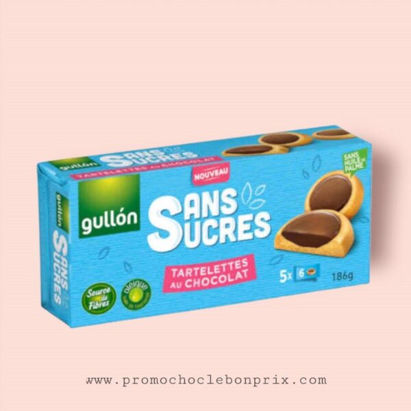 GULLON SANS SUCRE TARTELETTES AU CHOCOLAT