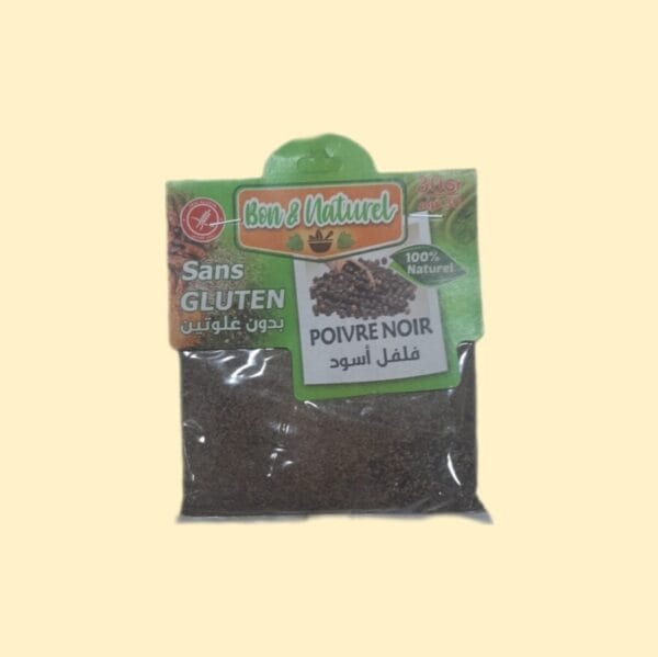 Bon&naturel epice sans gluten poivre noir