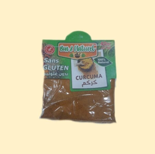 Bon&naturel epice sans gluten curcuma