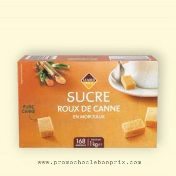 LEADERPRICE SUCRE DE CANNE 1KG