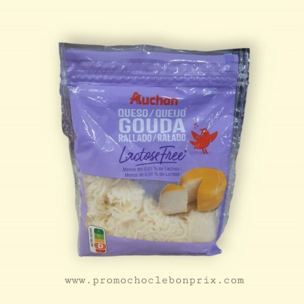 AUCHAN GOUDA RÂPÉ SANS LACTOSE