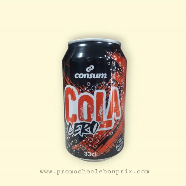 CONSUM CANNETTE 33CL COLA ZERO