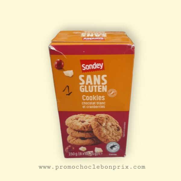 SONDEY COOKIES BLANC CRANBERRIES
