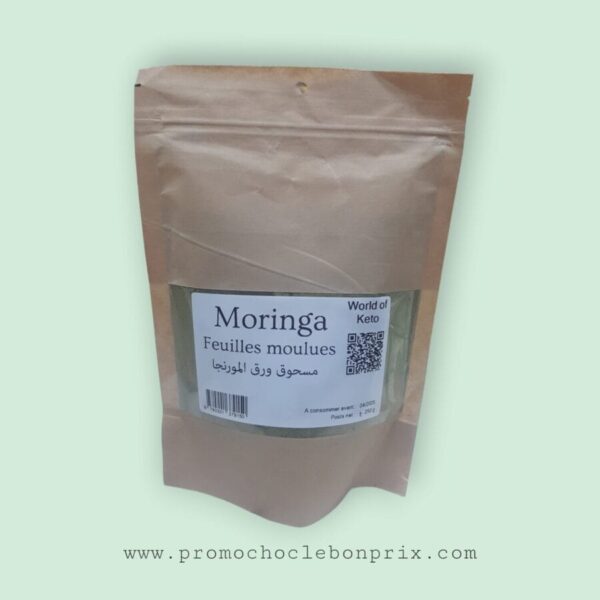 MORINGA FEUILLE MOULUES 250G