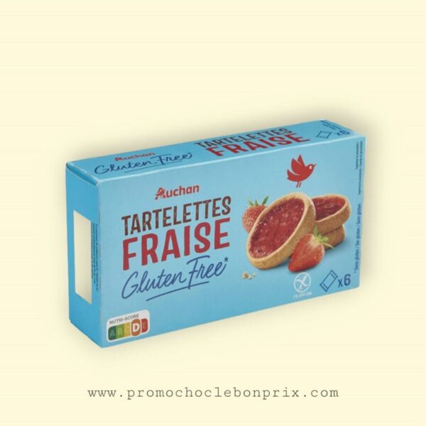 AUCHAN TARTELETTES FRAISE 🍓