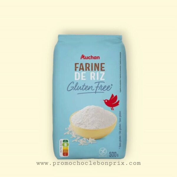 AUCHAN FARINE DE RIZ 500G