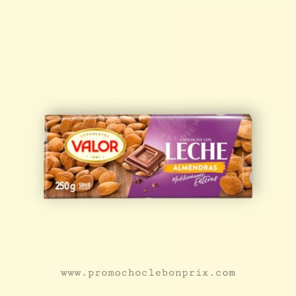 VALOR 250G LECHE ALMENDRAS
