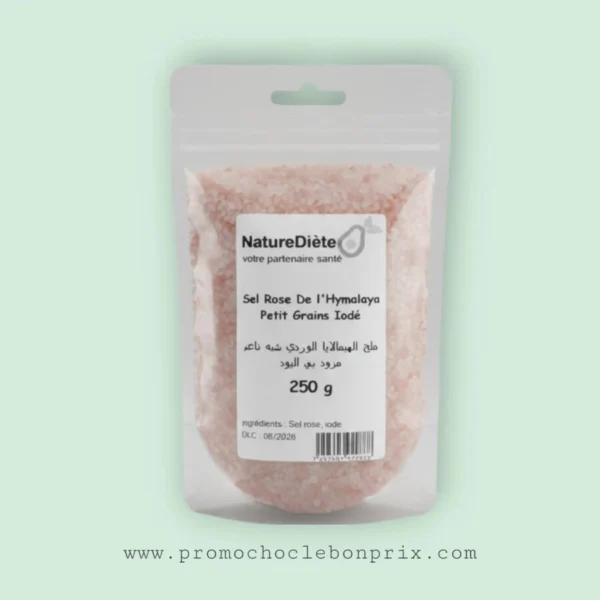 NATUREDIETE SEL ROSE HIMALAYA IODE GROS 250G