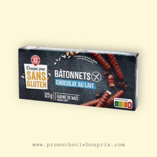 CHAQUE JOURS SANS GLUTEN BÂTONNET 125G SANS GLUTEN