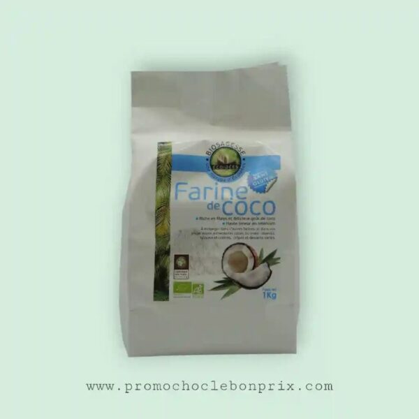 BIOSAGESSE FARINE DE COCO 1KG