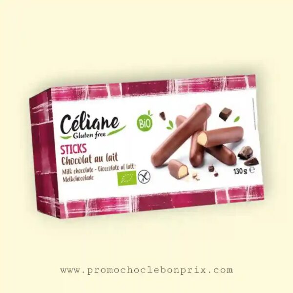 CELIANE STICKS CHOCOLAT AU LAIT