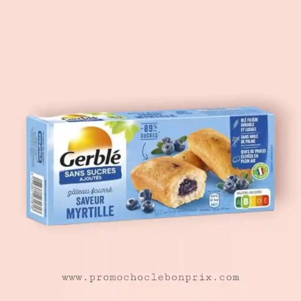 GERBLÉ SANS SUCRE CAKE SAVEUR MYRTILLE