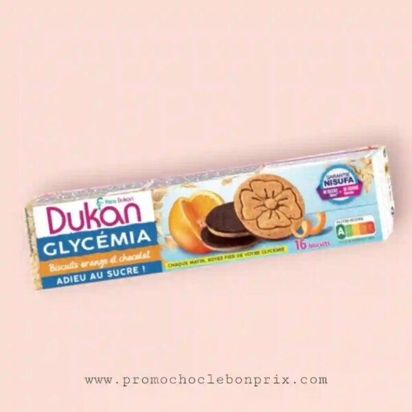 DUKAN GLYEMIA BISCUITS ORANGE ET CHOCOLAT
