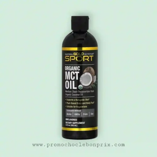 GOLD SPORT  CALIFONIA NUTRITION MCT OIL 355ML