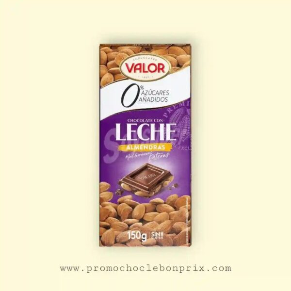 VALOR 150G 70% ALMENDRAS LAIT
