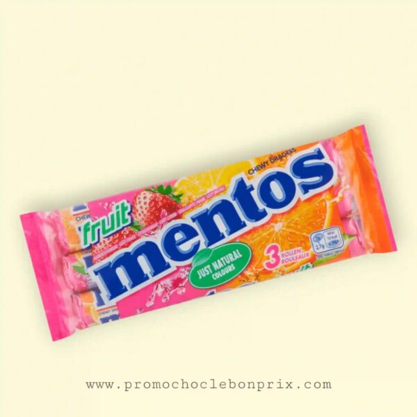 MENTOS SANS GLUTEN X3 FRUIT