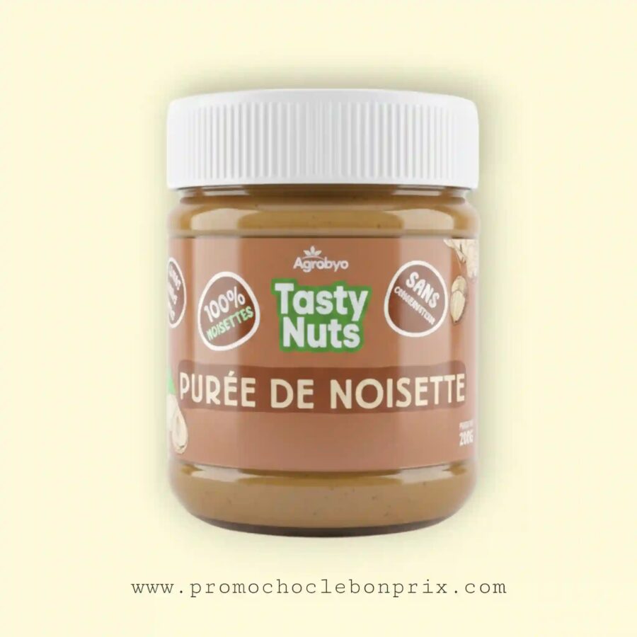 2025/09/1000145480.jpg TASTY NUTS PURÉE DE NOISETTES 200G SANS SUCRE SANS GLUTEN – Image 1
